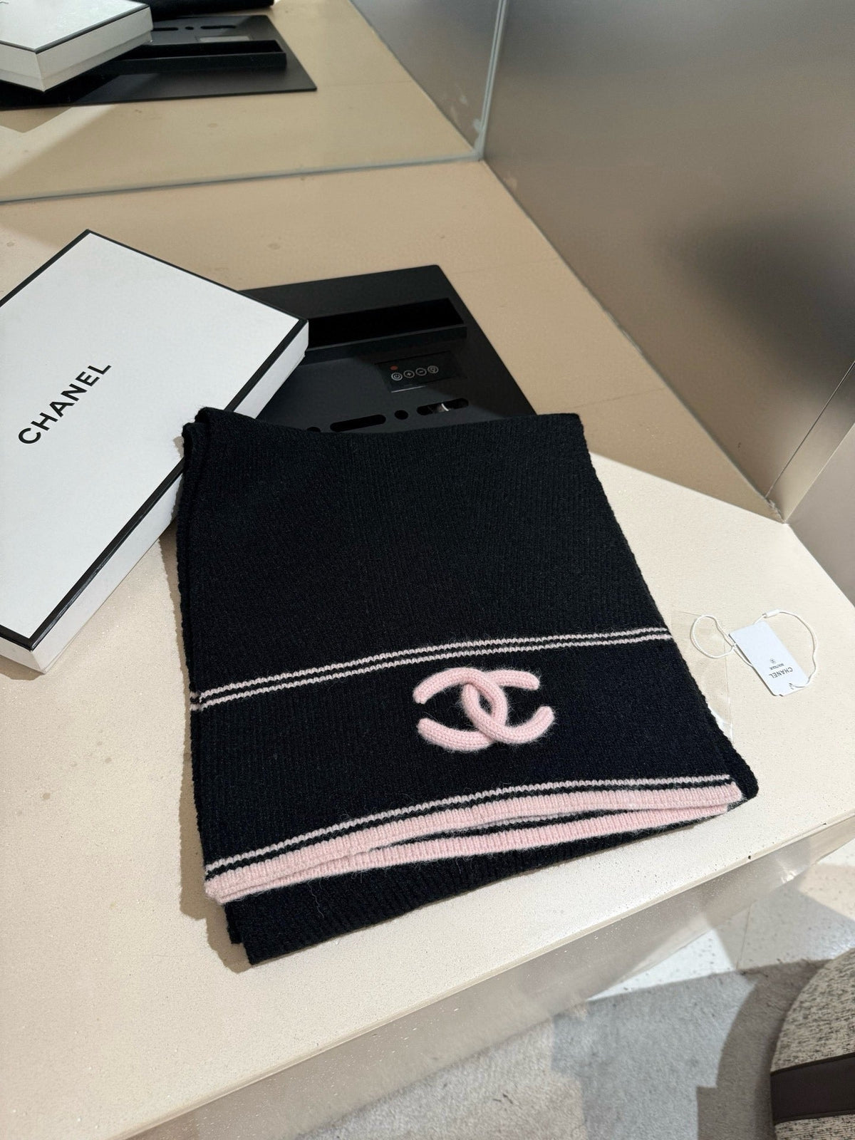 '- 26S SCARF 190 IN KNITTED CASHMERE 309393